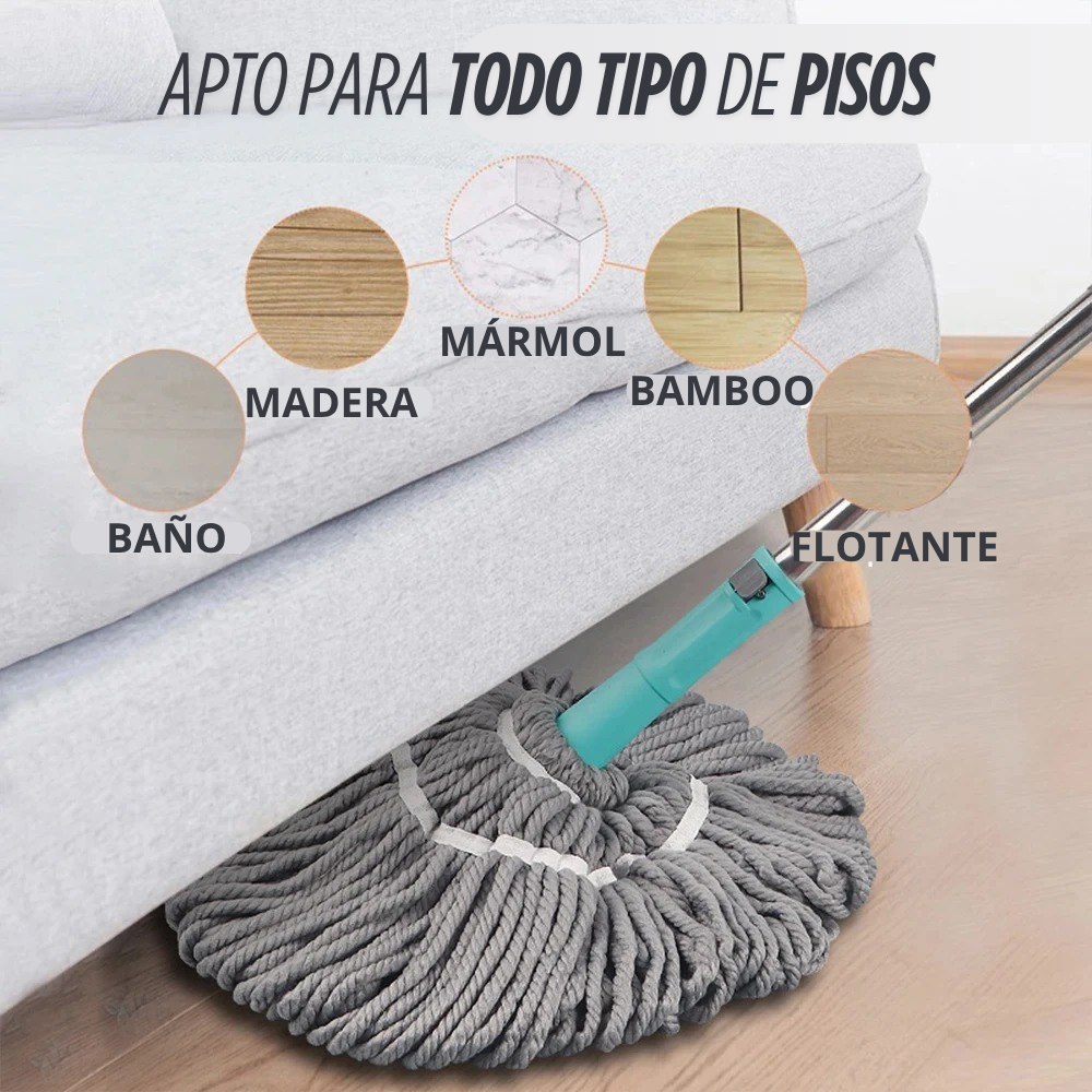 Trapero Giratorio Autoexprimible - SpinMop™